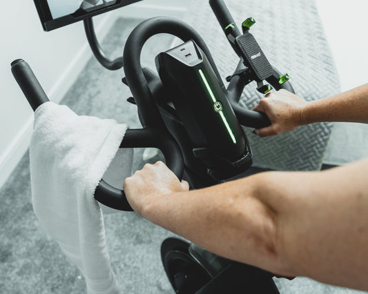 indoor bike on carpet without an mat underneath